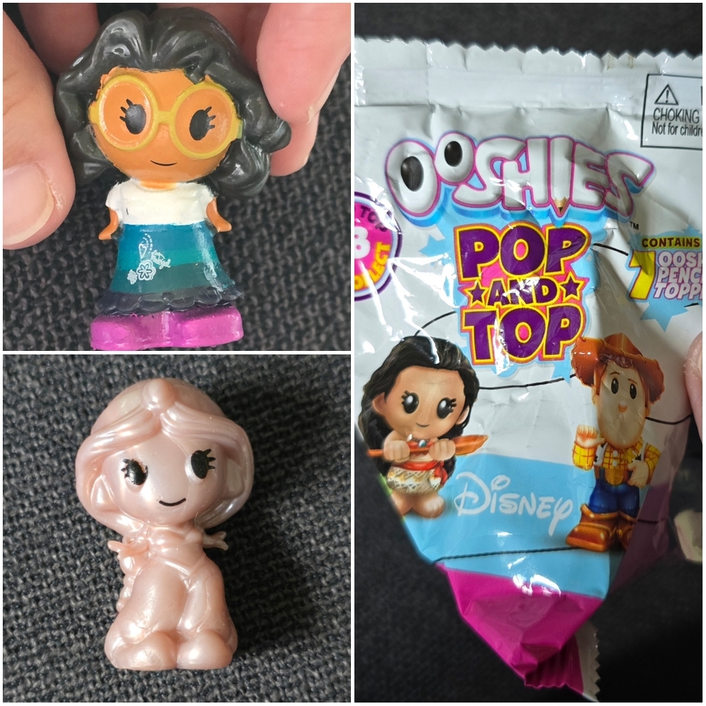 Disney Ooshies Pop & Top Pencil Toppers